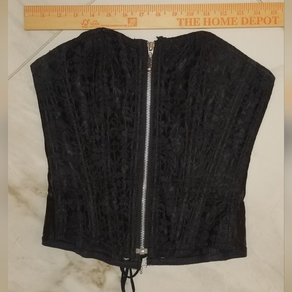 Chic Black Corset Top